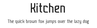 Kitchen by Nathan Thomet — Sans Serif Font — thumbnail 1