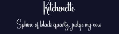 Kitchenette by Scratchones — Script Handwritten Font — thumbnail 2