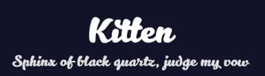 Kitten by Zetafonts — Script Handwritten Font — thumbnail 2