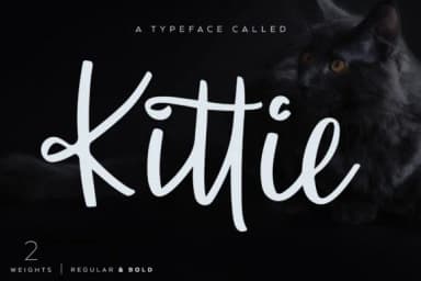 Kittie Font by Ayca Atalay — Script Handwritten Font — thumbnail 1