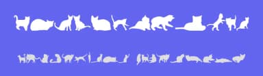 Kitty Cats TFB by zanatlija — Dingbats Font — thumbnail 3