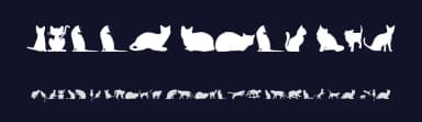 Kitty Cats TFB by zanatlija — Dingbats Font — thumbnail 2