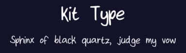 Kit Type by Kenneth Lamug — Script Handwritten Font — thumbnail 2
