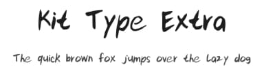 Kit Type Extra by Kenneth Lamug — Script Handwritten Font — thumbnail 1
