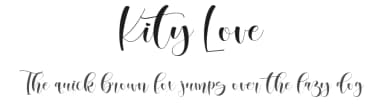 Kity Love by Gilar Studio — Script Handwritten Font — thumbnail 1