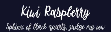Kiwi Raspberry by Misti's Fonts — Script Handwritten Font — thumbnail 2