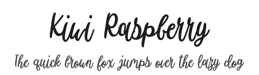 Kiwi Raspberry by Misti's Fonts — Script Handwritten Font