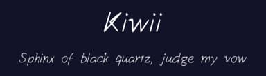 Kiwii by Alice Kiwi — Script Handwritten Font — thumbnail 2
