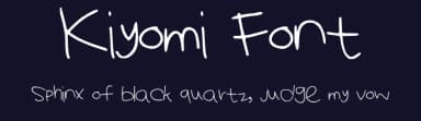 Kiyomi Font by Lalato Fonts — Script Handwritten Font — thumbnail 2