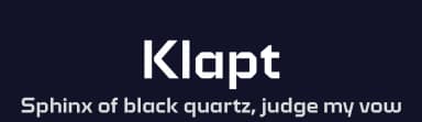 Klapt by SevenType — Sans Serif Font — thumbnail 2