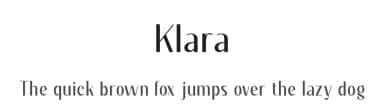 Klara by Creavora Studio — Sans Serif Font — thumbnail 1
