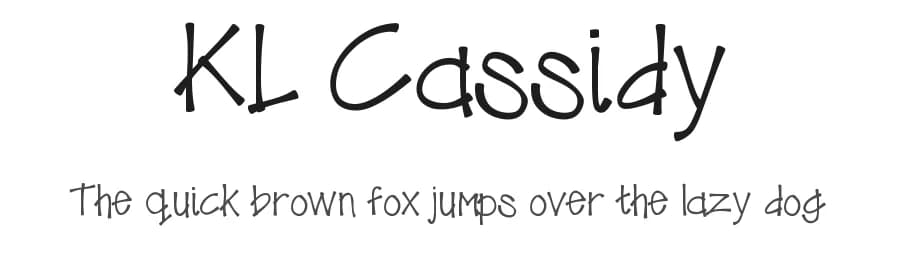 KL Cassidy by Kitaleigh Boutique — Script Handwritten Font