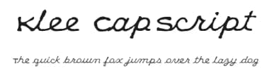 Klee CapScript by K-Type — Script Handwritten Font — thumbnail 1