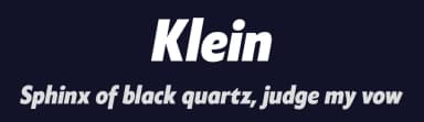 Klein by Zetafonts — Sans Serif Font — thumbnail 2
