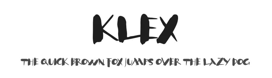 Klex by ingoFonts — Script Handwritten Font