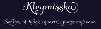 Kleymisska by gluk — Script Handwritten Font — thumbnail 2