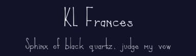 KL Frances by Kitaleigh Boutique — Script Handwritten Font — thumbnail 2