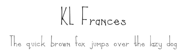 KL Frances by Kitaleigh Boutique — Script Handwritten Font
