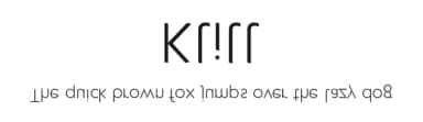 Klill by Manfred Klein — Sans Serif Font — thumbnail 1
