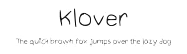 Klover by Alexa Fredua-Agyemang — Script Handwritten Font — thumbnail 1