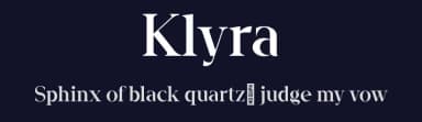 Klyra by VPcreativeshop — Serif Font — thumbnail 2