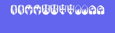 Knights Helmets by Vladimir Nikolic — Dingbats Font — thumbnail 3