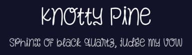 Knotty Pine by Niskala Huruf — Script Handwritten Font — thumbnail 2