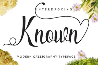 Known Font by Jhoen Studio — Script Handwritten Font — thumbnail 1