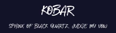 Kobar by Lettersiro Studio — Script Handwritten Font — thumbnail 2