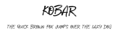 Kobar by Lettersiro Studio — Script Handwritten Font — thumbnail 1
