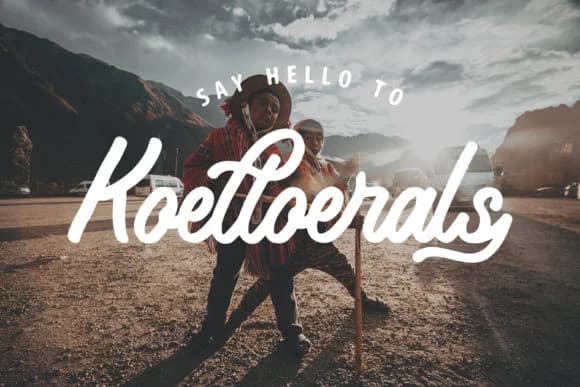 Koeltoerals Font by Eifets — Script Handwritten Font
