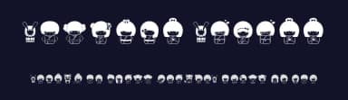 Kokeshi Kawaii by Maelle.K | Thomas Boucherie — Dingbats Font — thumbnail 2