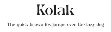 Kolak by ToniStudio — Serif Font — thumbnail 1