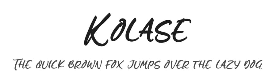 Kolase by Letterena Studios — Script Handwritten Font