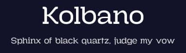 Kolbano by Jehoo Creative — Sans Serif Font — thumbnail 2