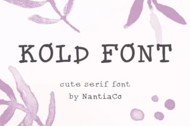 Kold Font by nantia — Script Handwritten Font — thumbnail 1