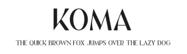 Koma by Heinzel Std — Sans Serif Font — thumbnail 1