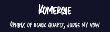 Komersie by Arterfak Project — Script Handwritten Font — thumbnail 2