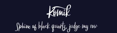 Komik by Riki — Script Handwritten Font — thumbnail 2