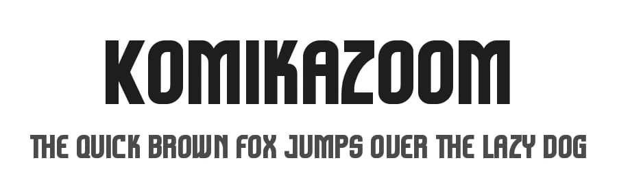 Komikazoom by Apostrophic Labs — Sans Serif Font