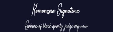 Komonesia Signature by bringtypestudio.co — Script Handwritten Font — thumbnail 2