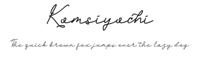 Komsiyochi by Creatype Studio — Script Handwritten Font