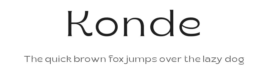 Konde by Alit Design — Sans Serif Font