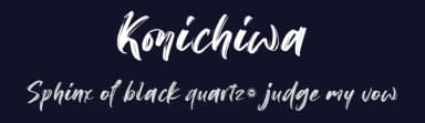Konichiwa by Motokiwo — Script Handwritten Font — thumbnail 2