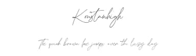 Konstanhigh by Maulana Creative — Script Handwritten Font — thumbnail 1