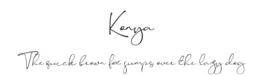 Konya by 38.lineart — Script Handwritten Font — thumbnail 1