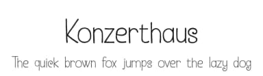 Konzerthaus by Hanoded — Script Handwritten Font — thumbnail 1
