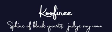 Koofinee by Letter Battoyart — Script Handwritten Font — thumbnail 2