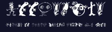 Kooksters by Cyberbuny Creations — Dingbats Font — thumbnail 2