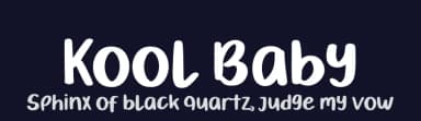 Kool Baby by Phantom Studio — Script Handwritten Font — thumbnail 2